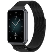 For Honor Band 9 Milan Magnetic Steel Mesh Watch Band(Black)