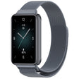 For Honor Band 9 Milan Magnetic Steel Mesh Watch Band(Gray) - Watch Bands by PMC TechLife | Online Shopping South Africa | PMC TechLife