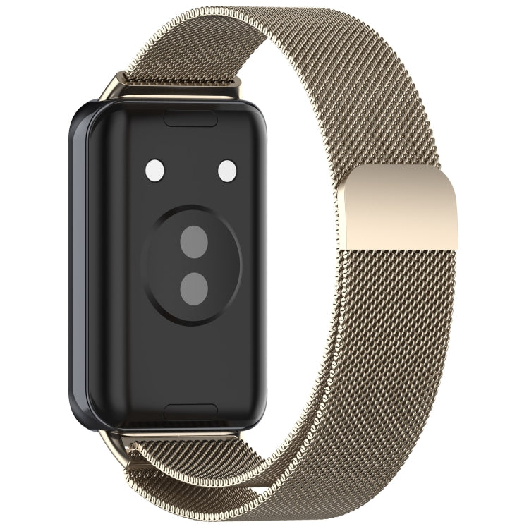 For Honor Band 9 Milan Magnetic Steel Mesh Watch Band(Starlight)