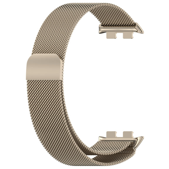 For Honor Band 9 Milan Magnetic Steel Mesh Watch Band(Starlight)