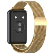 For Honor Band 9 Milan Magnetic Steel Mesh Watch Band(Gold)