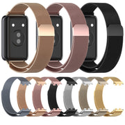 For Honor Band 9 Milan Magnetic Steel Mesh Watch Band(Black)