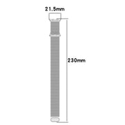 For Honor Band 9 Milan Magnetic Steel Mesh Watch Band(Rose Gold)