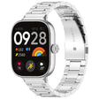 For Redmi Watch 4 / Watch 5 Three Bead Stainless Steel Metal Watch Band(Silver) - Watch Bands by PMC TechLife | Online Shopping South Africa | PMC TechLife | Buy Now Pay Later Mobicred