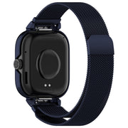For CMF Watch Pro D395 Metal Frame + Milanese Integrated Magnetic Watch Band(Blue)