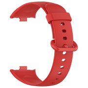 For Redmi Watch 4 / Watch 5 Solid Color Colorful Buckle Silicone Watch Band(Red)