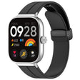 For Redmi Watch 4 / Watch 5 Groove Folding Magnetic Buckle Silicone Watch Band(Black) - free shipping - PMC TechLife - Order now!