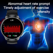 V16 1.46 inch Color Screen Smart Watch, Support Bluetooth Call / Heart Rate Monitoring(Black)