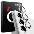 For Samsung Galaxy S24+ 5G NORTHJO Camera LensCD Vein Metal Ring Tempered Glass Film(Silver) - free shipping - PMC Jewellery - Order now!