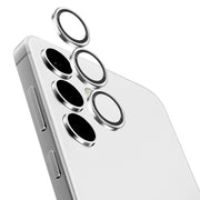 For Samsung Galaxy S24+ 5G NORTHJO Camera LensCD Vein Metal Ring Tempered Glass Film(Silver)