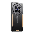 For vivo X200 Pro Blade Series TPU Hybrid Metal Phone Case(Gold) - X200 Pro Cases by PMC Jewellery | Online Shopping South Africa | PMC Jewellery | Buy Now Pay Later Mobicred