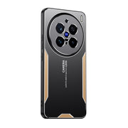 For vivo X200 Pro Blade Series TPU Hybrid Metal Phone Case(Gold)