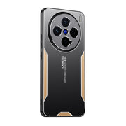 For vivo X200 Pro mini Blade Series TPU Hybrid Metal Phone Case(Gold)