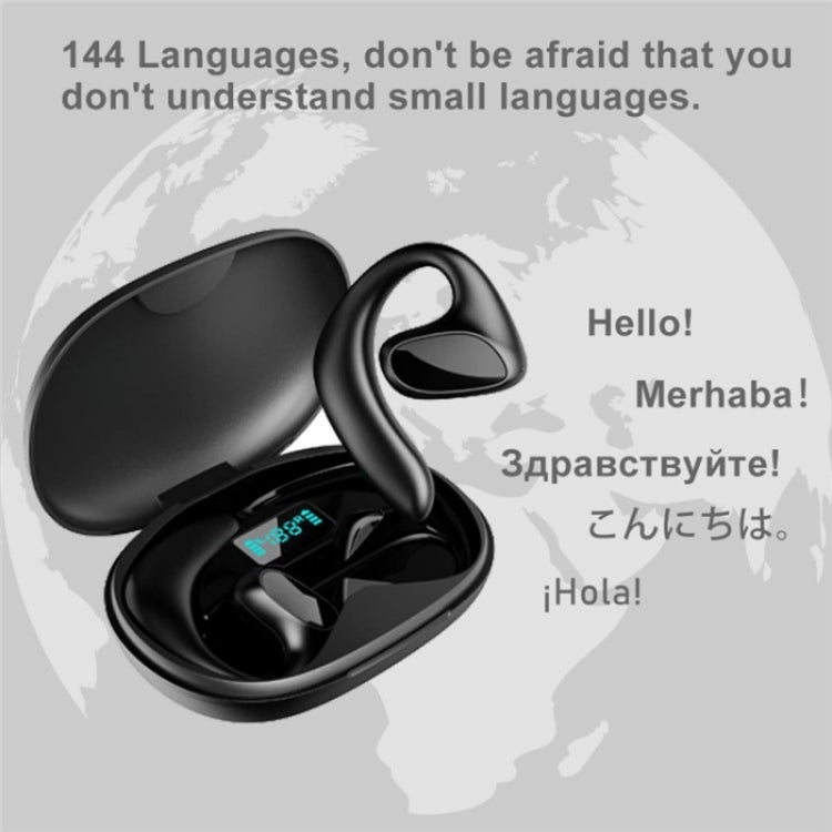 M8 Noise Reduction Smart Voice Translator TWS Bluetooth Headset 144 Languages Translation Earphones(White)