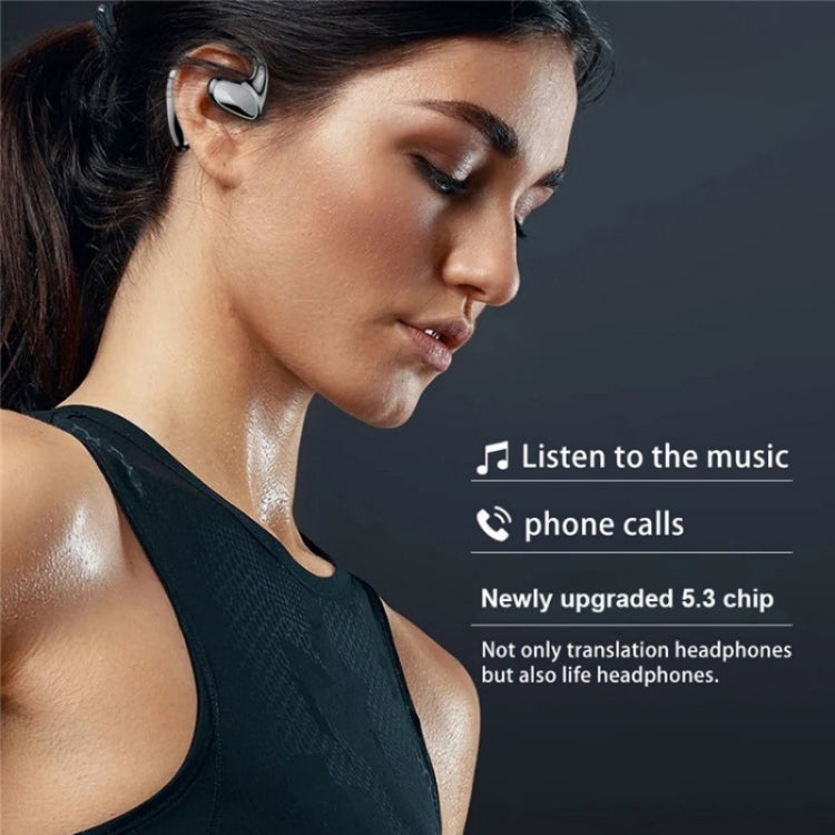 M8 Noise Reduction Smart Voice Translator TWS Bluetooth Headset 144 Languages Translation Earphones(White)