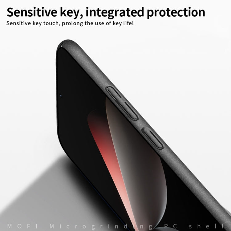 For Meizu 21 Pro MOFI Fandun Series Frosted PC Ultra-thin All-inclusive Phone Case(Gray)