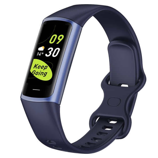 C68L IP67 Water-resistant Smart Bracelet Sport Fitness Tracker(Dark Blue)