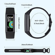 C68L IP67 Water-resistant Smart Bracelet Sport Fitness Tracker(Black)