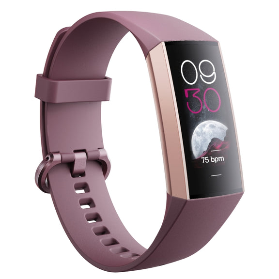 C80 IP67 Water-resistant Smart Bracelet Sport Fitness Tracker(Wine Red)