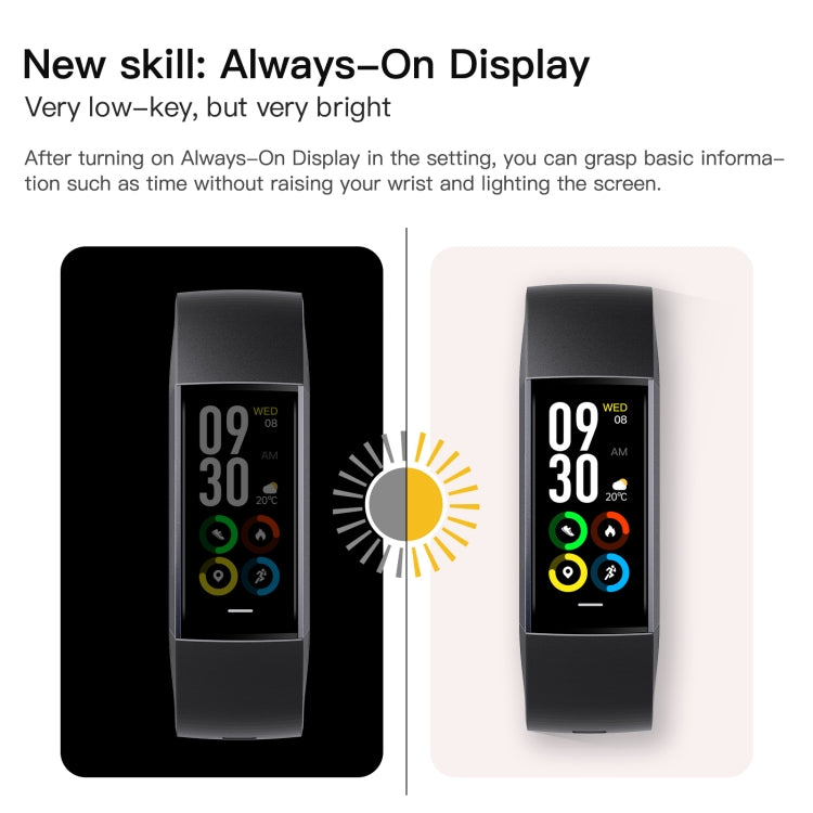 C80 IP67 Water-resistant Smart Bracelet Sport Fitness Tracker(Black)