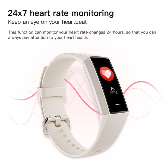 C80 IP67 Water-resistant Smart Bracelet Sport Fitness Tracker(White)