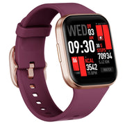 Q23 IP67 Water-resistant Smart Bracelet Sport Fitness Tracker(Wine Red)