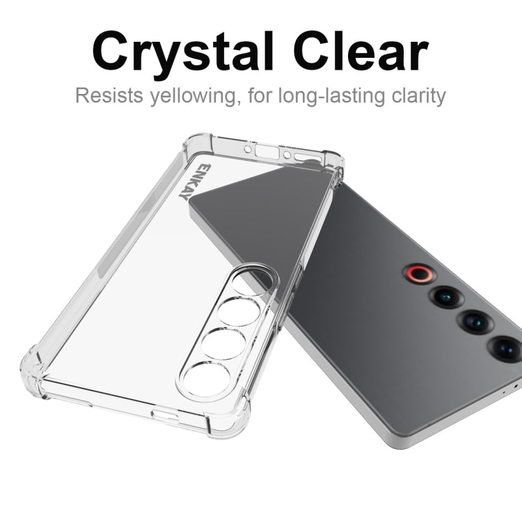 For Meizu 21 Pro ENKAY Hat-Prince Transparent TPU Shockproof Phone Case