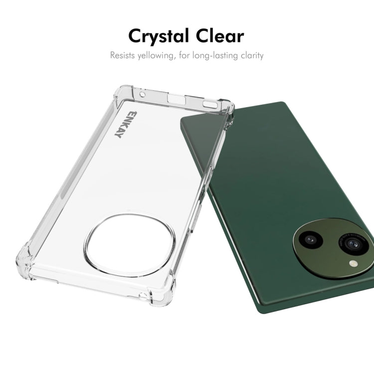 For Sharp Aquos R9 ENKAY Hat-Prince Transparent TPU Shockproof Phone Case