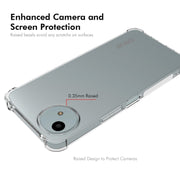 For Sharp Aquos wish4 ENKAY Hat-Prince Transparent TPU Shockproof Phone Case