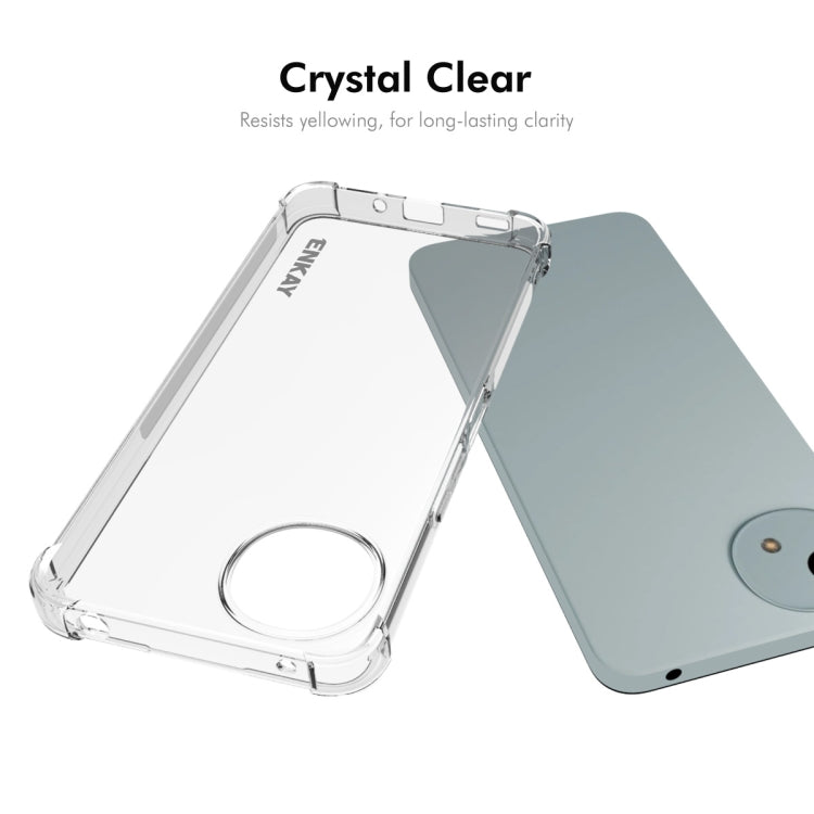 For Sharp Aquos wish4 ENKAY Hat-Prince Transparent TPU Shockproof Phone Case