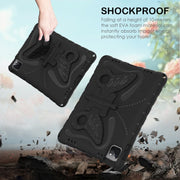 For iPad Air 11 2024 Butterfly Bracket EVA Shockproof Tablet Case(Black)