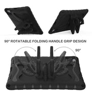 For iPad Air 11 2024 Butterfly Bracket EVA Shockproof Tablet Case(Black)