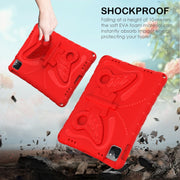 For iPad Air 11 2024 Butterfly Bracket EVA Shockproof Tablet Case(Red)