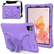 For iPad Pro 11 2024 Butterfly Bracket EVA Shockproof Tablet Case(Light Purple) - iPad Pro 11 2024 Cases by PMC TechLife | Online Shopping South Africa | PMC TechLife | Buy Now Pay Later Mobicred