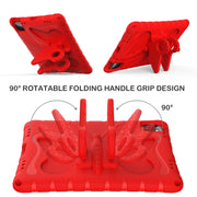 For iPad Pro 11 2024 Butterfly Bracket EVA Shockproof Tablet Case(Red)