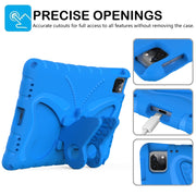 For iPad Pro 11 2024 Butterfly Bracket EVA Shockproof Tablet Case(Blue)