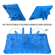 For iPad Pro 11 2024 Butterfly Bracket EVA Shockproof Tablet Case(Blue)