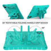 For iPad Pro 11 2024 Butterfly Bracket EVA Shockproof Tablet Case(Mint Green)