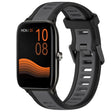 For Xiaomi Haylou GST LS09B 22mm Two Color Textured Silicone Watch Band(Grey+Black) - Watch Bands by PMC TechLife | Online Shopping South Africa | PMC TechLife