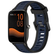 For Xiaomi Haylou GST LS09B 22mm Two Color Textured Silicone Watch Band(Midnight Blue+Black) - Watch Bands by PMC TechLife | Online Shopping South Africa | PMC TechLife