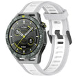 For Huawei Watch GT3 SE 22mm Two Color Textured Silicone Watch Band(White+Grey) - Watch Bands by PMC TechLife | Online Shopping South Africa | PMC TechLife