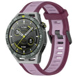 For Huawei Watch GT3 SE 22mm Two Color Textured Silicone Watch Band(Purple) - free shipping - PMC TechLife - Order now!