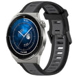 For Huawei Watch GT3 Pro 46mm 22mm Two Color Textured Silicone Watch Band(Grey+Black) - free shipping - PMC TechLife - Order now!