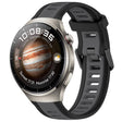 For Huawei Watch 4 Pro 22mm Two Color Textured Silicone Watch Band(Grey+Black) - Watch Bands by PMC TechLife | Online Shopping South Africa | PMC TechLife