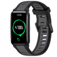 For Honor Watch ES 20mm Two Color Textured Silicone Watch Band(Grey+Black) - Watch Bands by PMC TechLife | Online Shopping South Africa | PMC TechLife