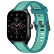For Amazfit GTS 4 20mm Two-Color Textured Silicone Watch Band(Water Duck) - Watch Bands by PMC TechLife | Online Shopping South Africa | PMC TechLife