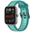 For Amazfit GTS 20mm Two-Color Textured Silicone Watch Band(Water Duck) - Watch Bands by PMC TechLife | Online Shopping South Africa | PMC TechLife
