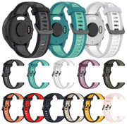 For Amazfit GTS 3 20mm Two-Color Textured Silicone Watch Band(White+Pink)