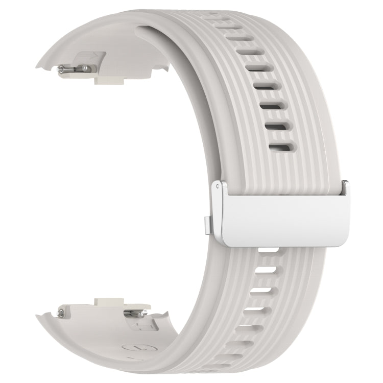 For Huawei Watch D Blood Pressure Watch Silicone Watch Band(Ivory White)