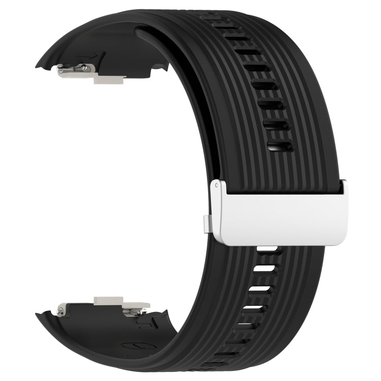 For Huawei Watch D Blood Pressure Watch Silicone Watch Band(Black)